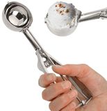 Merkloos Excellent Houseware Ijsboltang 5 x 5 cm | Zilver