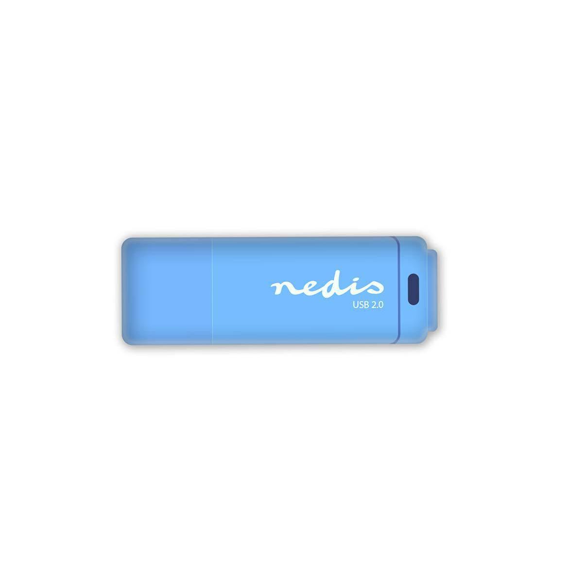 Nedis FDRIU232BU USB-stick - blauw