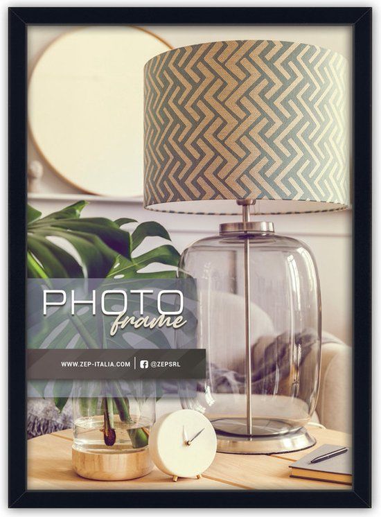 ZEP John - Fotolijst - 20x30 cm - Zwart - Aluminium