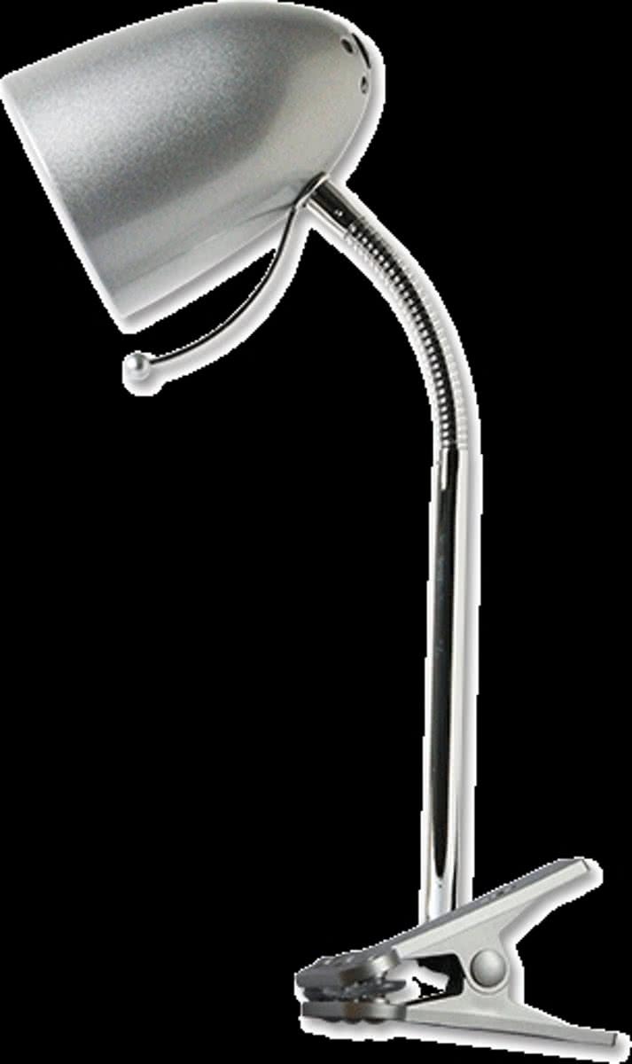 Led's light Bureaulamp CLAMP Silver Metallic