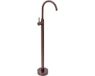 Rea - Robinet de lavabo sur pied Rea Lungo Brush Brown - 16 x 16 x 107,5 cm
