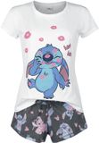 Lilo & Stitch Pyjama - Kiss kiss - Vrouwen - Multicolor - XL