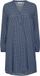 b.young BYJOSA TUNIC DRESS Vrouwen Jurk Kniehoogte Lange mouw V-hals Geruit Viscose Multicolor