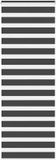 vidaXL Zebra rolgordijn 80x200 cm zwart