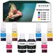 Evoke compatible ink for Brother BT-6000BK BT6000BK + BT-5000C/M/Y BT5000CMY, set of 8 bottles: 2x CMYK, 2x black, 2x cyan, 2x magenta, 2x yellow, 530 ml. Suitable for: DCP-T220, T[225/226/300/310/42[0W/5W/6W]/5[00W/10W/20W/25W]/700W/710W/720DW/820DW]