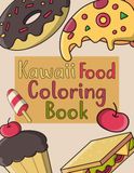 Kawaii Food Coloring Book for Kids & Teens