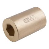 KS Tools 963.1031 BRONZEplus Dopsleutel 1", zeskant, 2.1/4"