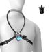 NEEWER GP-76 Magnetische nekhouder compatibel met GoPro DJI Action Cam, nekhouder met luchtkussen en verstelbare borstband, accessoireset actioncam voor video vlog POV