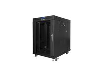 Lanberg FF01-6815-12BL rack 15U Vrijstaande rek Zwart