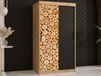SOSNY Armoire SOSNY 2 portes coulissantes 100 cm chêne artisan