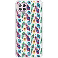 P40 Lite Peacock Feather Beschermende siliconen case
