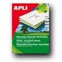 APLI PAPER - Permanente kleeflaag - wit - 25.4 x 70 mm 3300 etiketten