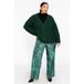 YOEK pantalon taille normale vert à paillettes