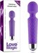 EasyToys Mini Wand Vibrator - Paars - Oplaadbaar - Waterproof
