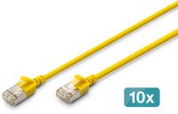 Digitus DK-1632-A-015S-Y-10 netwerkkabel Geel 1,5 m Cat6a F/FTP (FFTP)