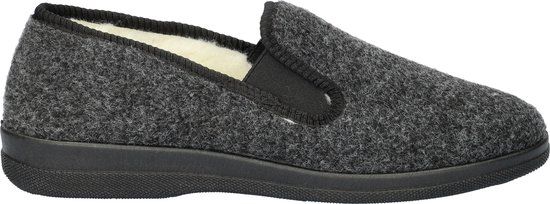 Nelson Home heren pantoffel - Antraciet - Maat 43
