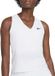 Nike Court Victory Tanktop Dames - Wit, Maat L