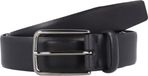 LLOYD Leren Riem Men's Leather Belt 3.5 W110 Black Zwart