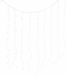 DKD Home Decor Lichtgordijn LED Kerstmis Wit PVC (200 x 1 x 200 cm)