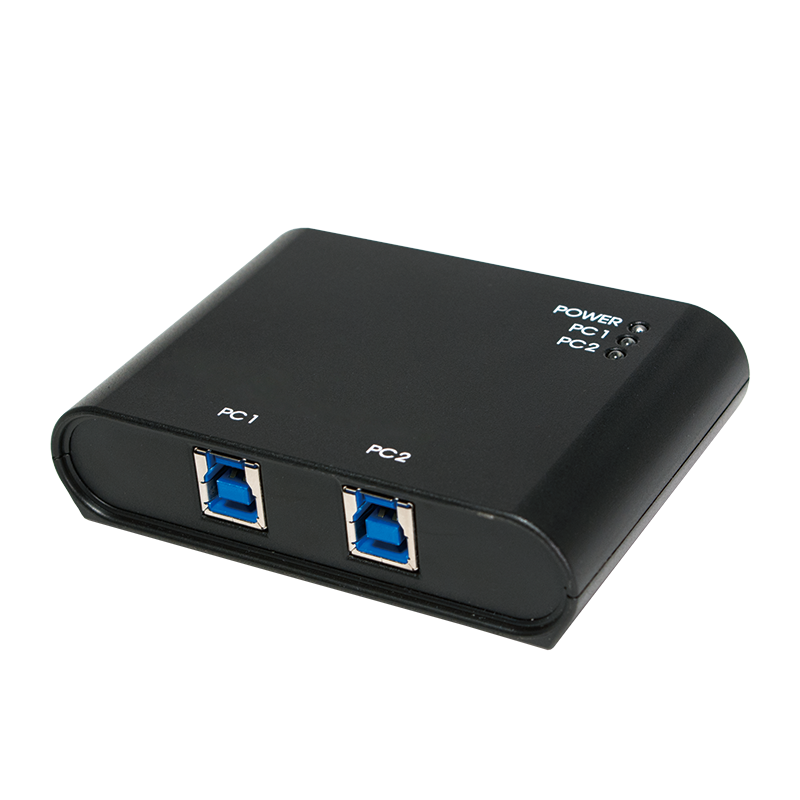 LogiLink UA0216 - USB Hub - 2 Ports - Black