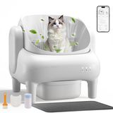 GTPLAYER Automatische Kattenbak Zelfreinigend - Wit