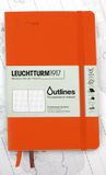 Leuchtturm1917 A5 Medium Wheatherproof Notitieboek dotted Signal Orange