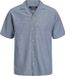 JACK&JONES JWHSUMMER RESORT SHIRT S/S SN Hommes Chemises Coton Lin Faded Denim S