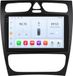 Mercedes-Benz Autoradio met Bluetooth en CarPlay voor C-klasse/CLK-klasse (W203/W209/S203/A209/W168) – Compatibel met Apple en Android – Stereo-installatie met navigatiesysteem – 3 Go RAM, 32 Go intern geheugen