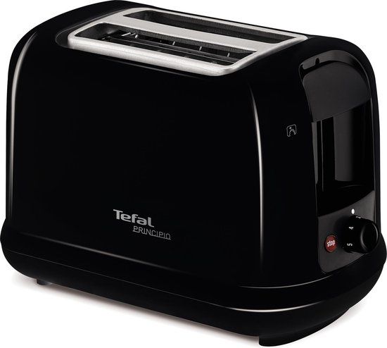 Tefal Principio - Broodrooster - Zwart - 2 sneden - TT1608