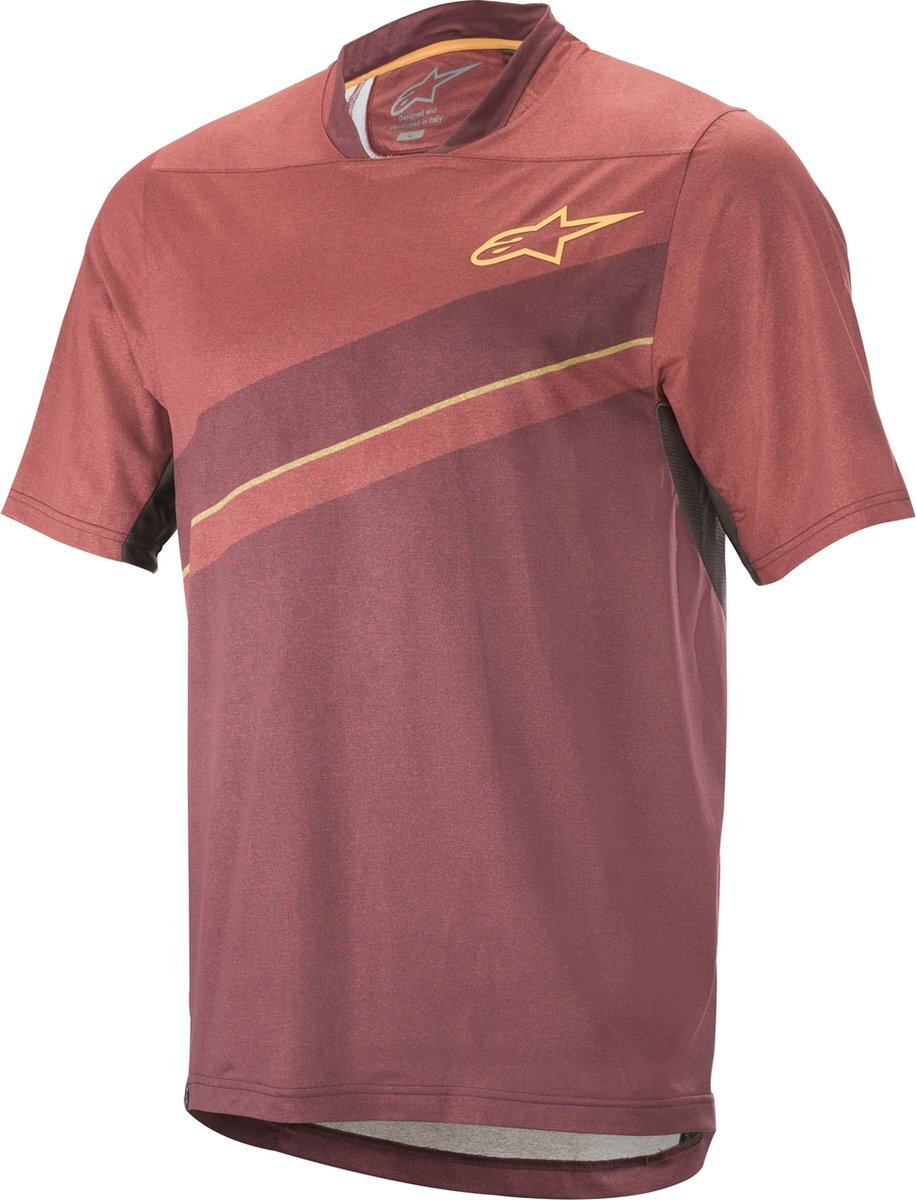 Alpinestars Alps 8.0 SS Fietsshirt - Burgundy Maroon - Maat S