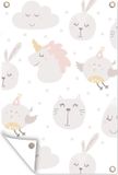 GreatGardenPosters Tuinposter - Dieren Pastel - 80x120 cm - Baby