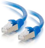 C2G 25ft Cat6 netwerkkabel Blauw 7,62 m S/UTP (STP) Rond