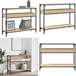 Icecat Table console avec étagère Chêne Sonoma 100 x 29 x 75 cm Bois d'ingénierie