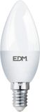 EDM Lampe à bougie LED B35 E14 5W 6400K 400lm 230V - Blanc froid - Lot de 3