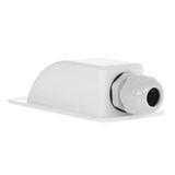 Offgridtec© Dakdoorvoertule enkelvoudig, wit, voor camper/caravan/boot, kabeldoorvoer voor zonnekabel, ABS-kunststof