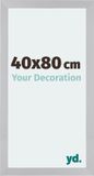 yd. Cadre photo 40x80 cm Argent mat MDF Mura