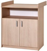 Schardt Commode met aankleedplateau, Classic beuken - Natuurlijk