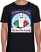 Bellatio Decorations FoutItalie Kerst t-shirt / shirt - Christmas in Italy we know how to party - zwart voor heren - kerstkleding / kerst outfit L