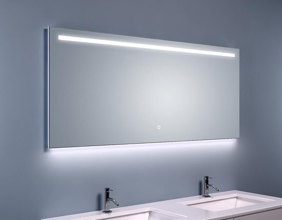 Wiesbaden Ambi One Badkamerspiegel - Condensvrij - Dimbare LED spiegel - 140 x 60 cm