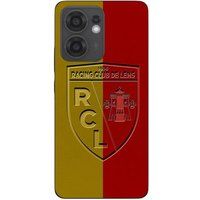 Oppo Hoesje voor Oppo Reno 13F RCL Lens Logo met gele en rode achtergrond