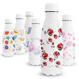 Vikaster MilkyBottle Thermosfles, 350 ml, BPA-vrij, roestvrij staal, lekvrij, geschikt voor koolzuurhoudende dranken