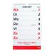 Quantore Kalender 2027 met grote letters en cijfers qua | 10 stuks