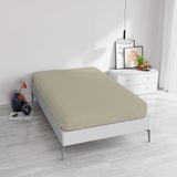 Hoeslaken Elegant Hoeslaken, 35 cm, Taupe, Frans Bed