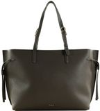 FURLA Ava Tote With Zip Urban Gray + Ciliegia d int Schoudertas Leer Vrouwen