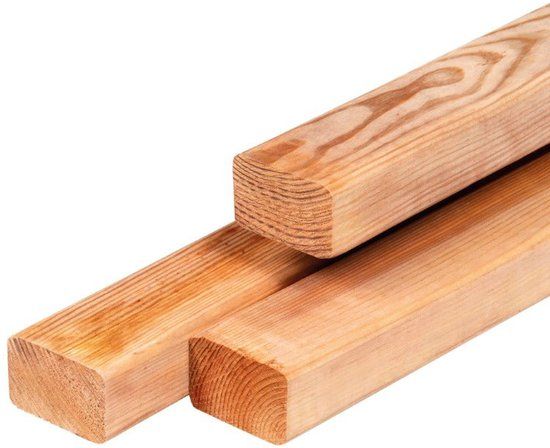 Merkloos Tuindeco Regel Red Class Wood 4,5x7,0x500 cm