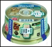 Maxell DVD+R 4.7GB 8x 50-pack