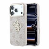 Guess hoesje - Geschikt voor iPhone 17 Pro en geschikt voor iPhone 18 Pro - Roze