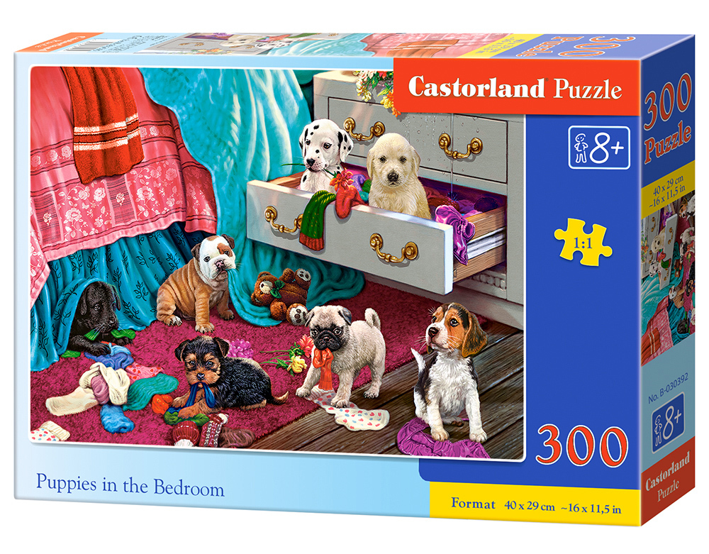 Castorland Puppies in the Bedroom - 300 stukjes