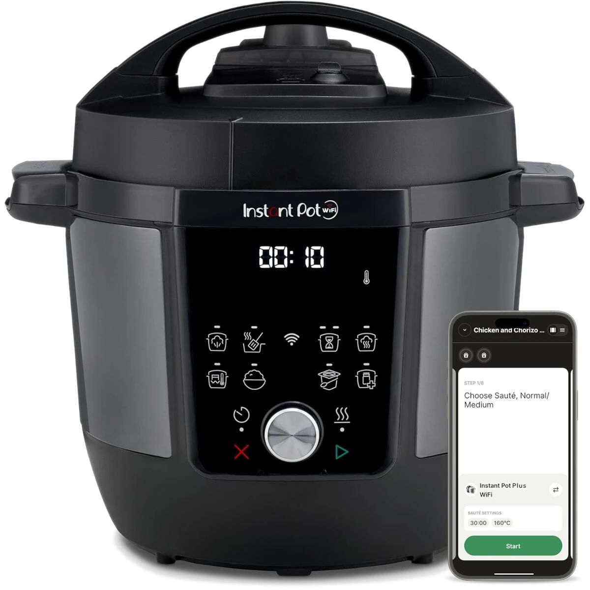 Instant Pot Duo Plus Multicooker – 5,7 Liter – 9-in-1 Elektrische Hogedrukpan - 4 -6 personen