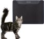Zedar Tapis de litière pour chat - Capturer la litière - 58x43 cm - Noir
